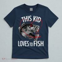 This Kid Loves To Fish T-Shirt thumb 5