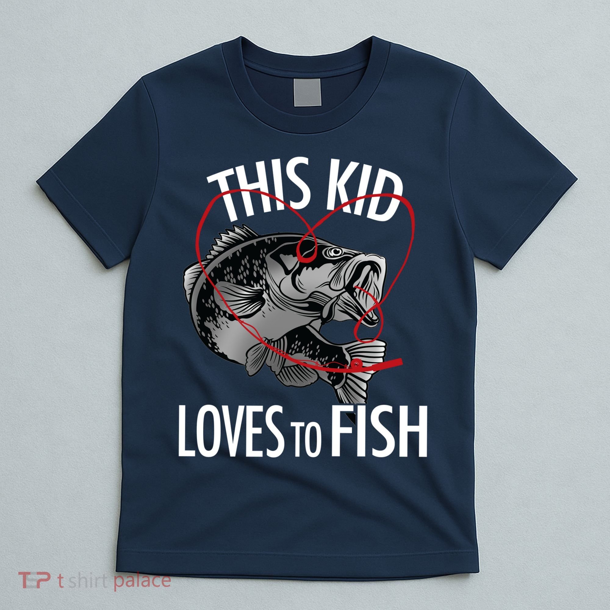 This Kid Loves To Fish T-Shirt
