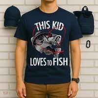 This Kid Loves To Fish T-Shirt thumb 6