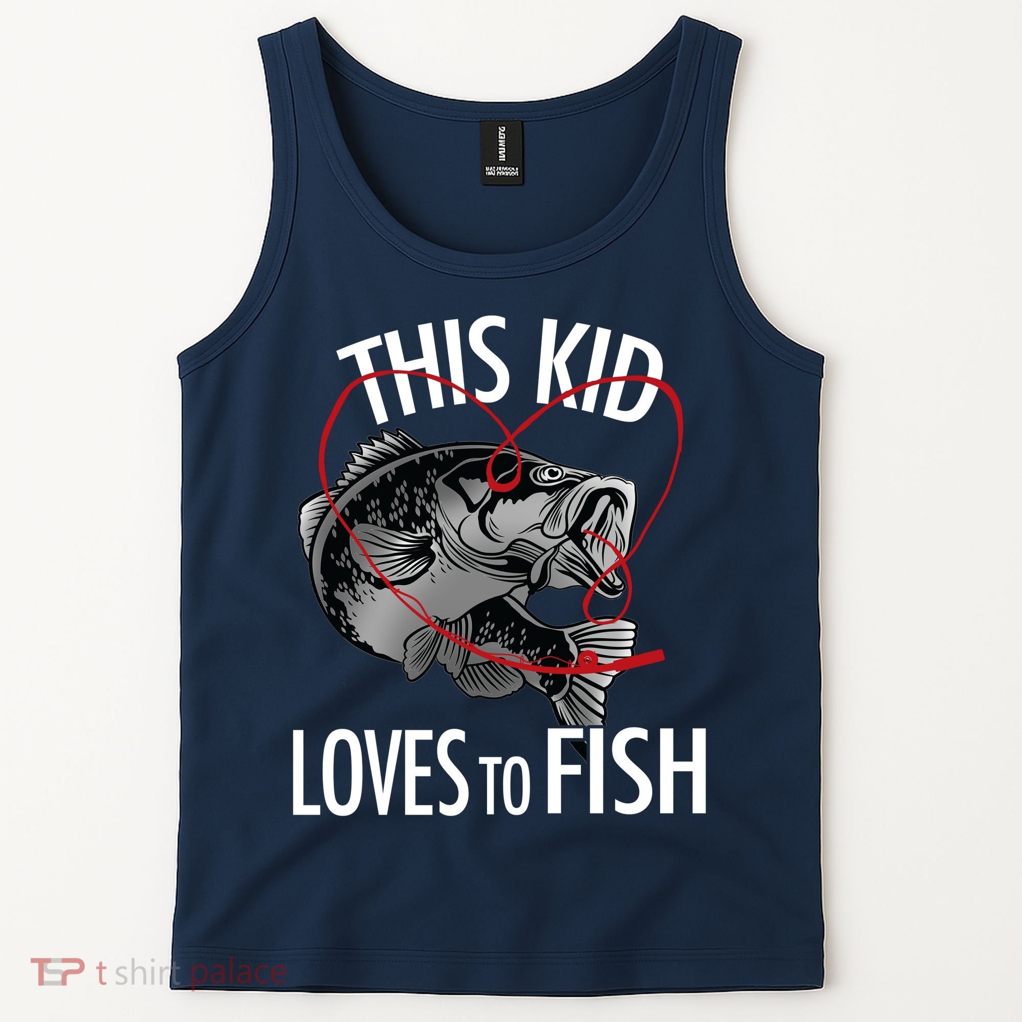 This Kid Loves To Fish Tank Top