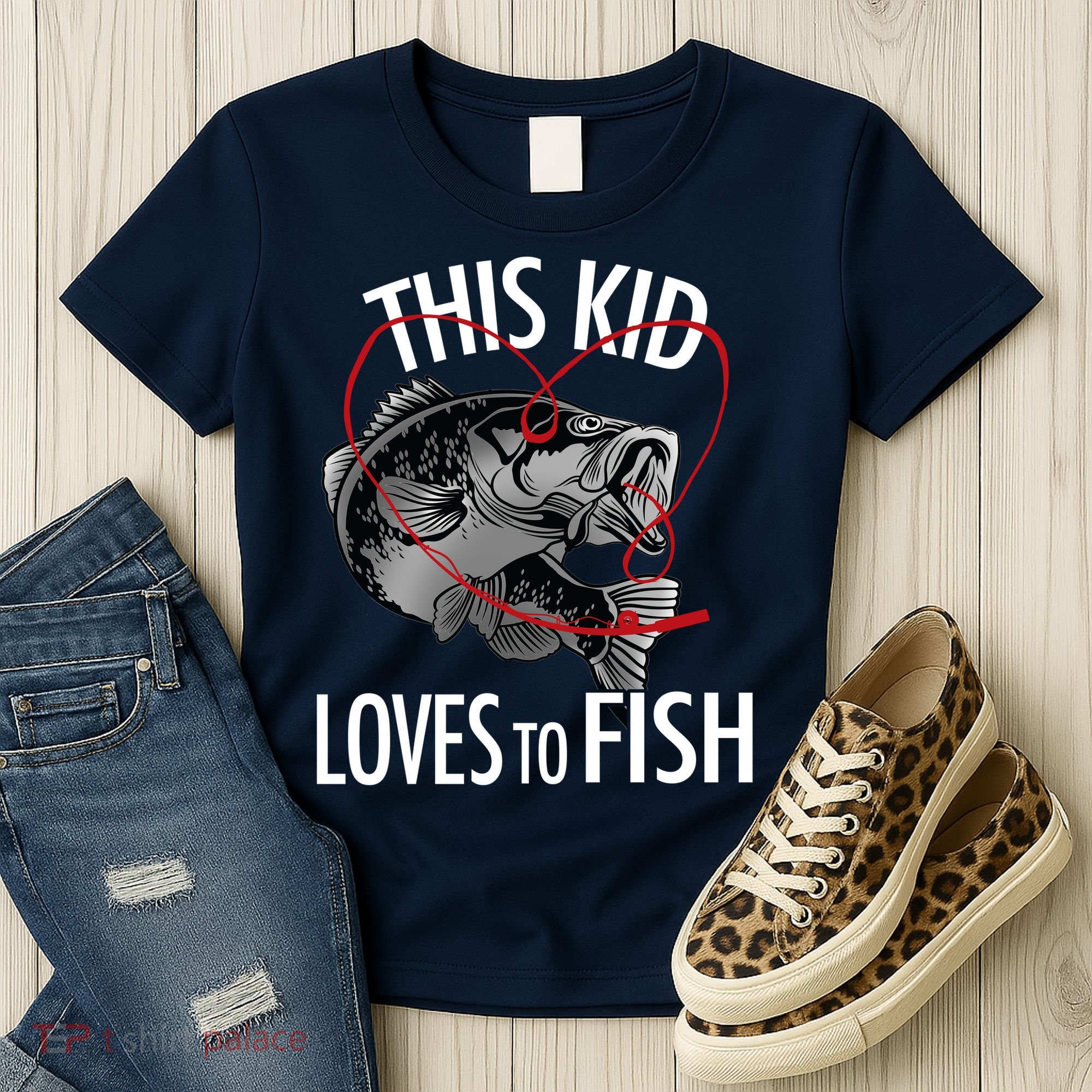 This Kid Loves To Fish Women's T-Shirt