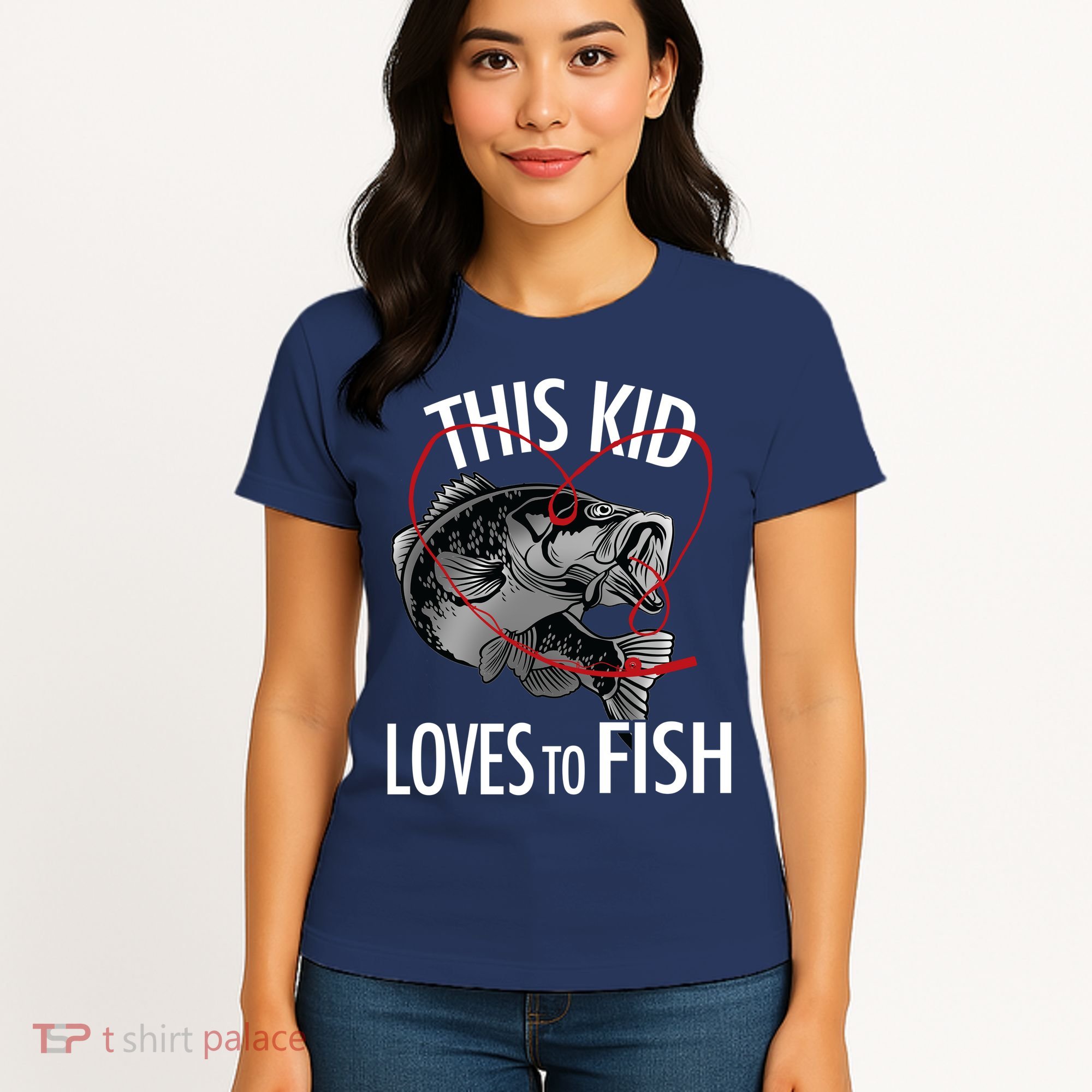 This Kid Loves To Fish Women's T-Shirt