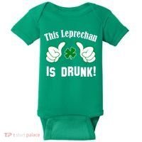 This Leprechaun Is Drunk Baby Bodysuit thumb 0