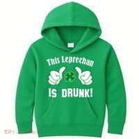 This Leprechaun Is Drunk Kids Hoodie thumb 0