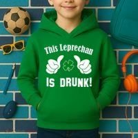 This Leprechaun Is Drunk Kids Hoodie thumb 2