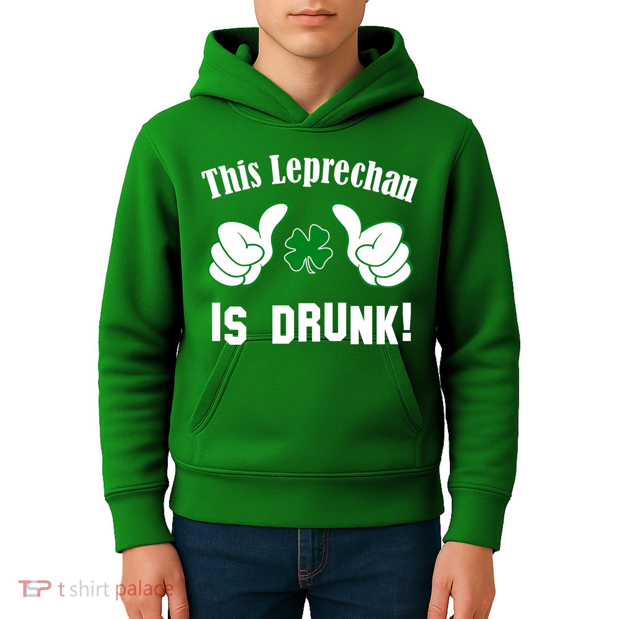This Leprechaun Is Drunk Kids Hoodie