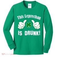 This Leprechaun Is Drunk Kids Long Sleeve Shirt thumb 0