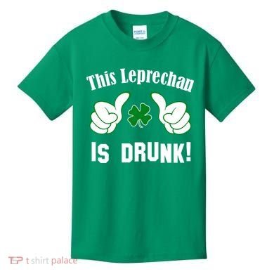This Leprechaun Is Drunk Kids T-Shirt