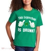 This Leprechaun Is Drunk Kids T-Shirt thumb 2