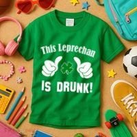This Leprechaun Is Drunk Kids T-Shirt thumb 3