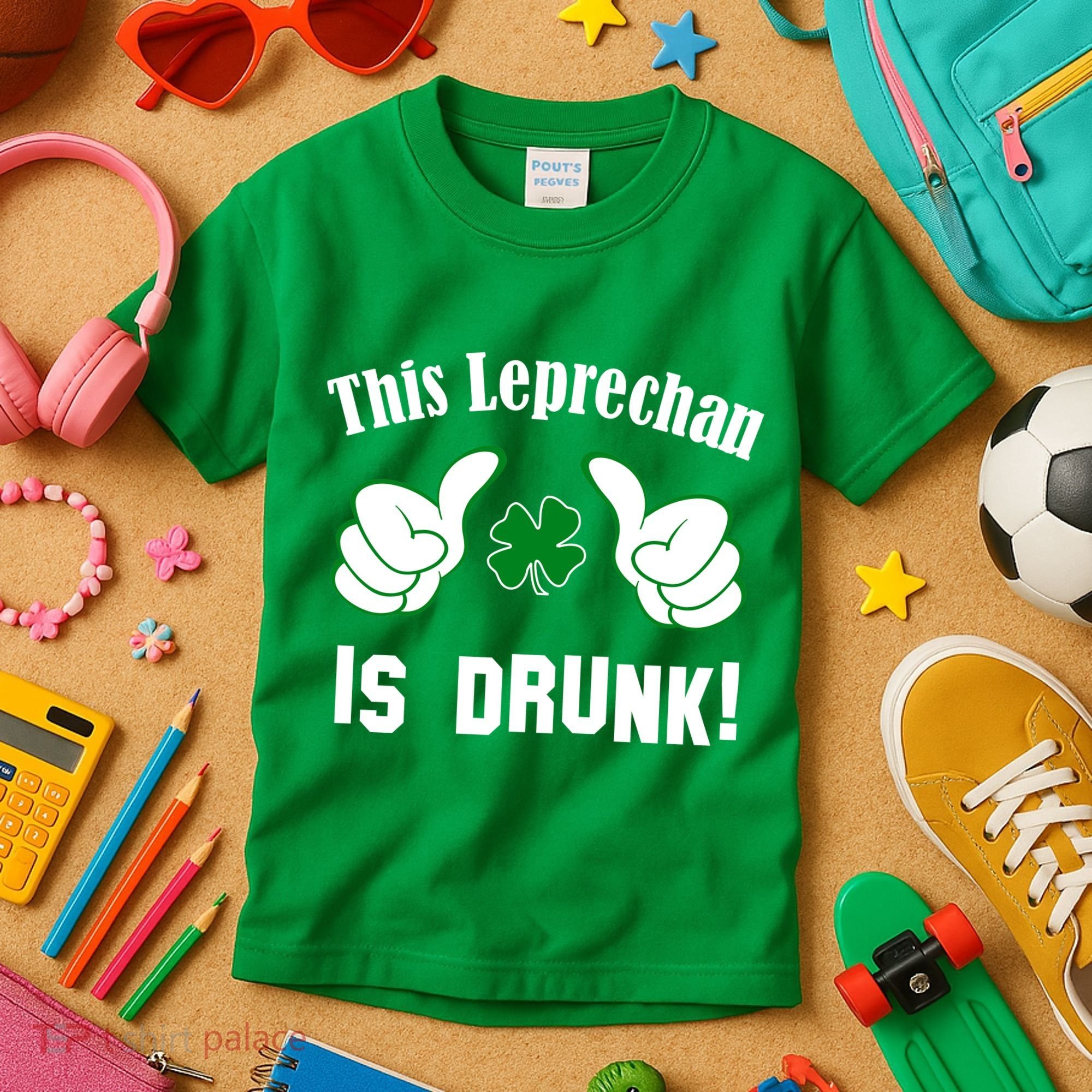 This Leprechaun Is Drunk Kids T-Shirt