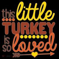 This Little Turkey Is So Loved Ornament thumb 1