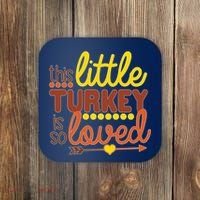 This Little Turkey Is So Loved Coaster thumb 0