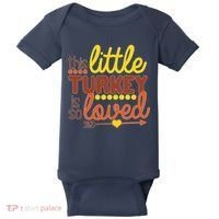 This Little Turkey Is So Loved Baby Bodysuit thumb 0