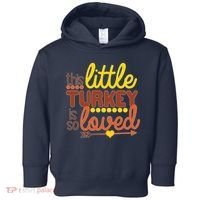 This Little Turkey Is So Loved Toddler Hoodie thumb 0