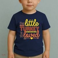 This Little Turkey Is So Loved Toddler T-Shirt thumb 2
