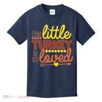 This Little Turkey Is So Loved Kids T-Shirt thumb 0