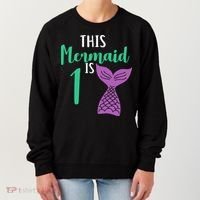 This Mermaid Is 1 Years Old Birthday Women's Sweatshirt thumb 0
