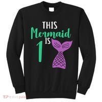 This Mermaid Is 1 Years Old Birthday Sweatshirt thumb 0