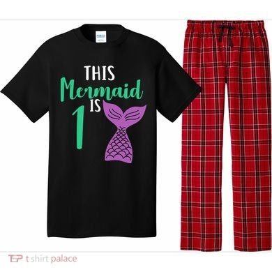 This Mermaid Is 1 Years Old Birthday Pajama Set