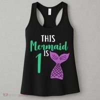 This Mermaid Is 1 Years Old Birthday Women's Tank Top thumb 3
