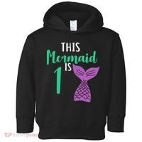 This Mermaid Is 1 Years Old Birthday Toddler Hoodie thumb 0