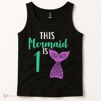 This Mermaid Is 1 Years Old Birthday Tank Top thumb 2