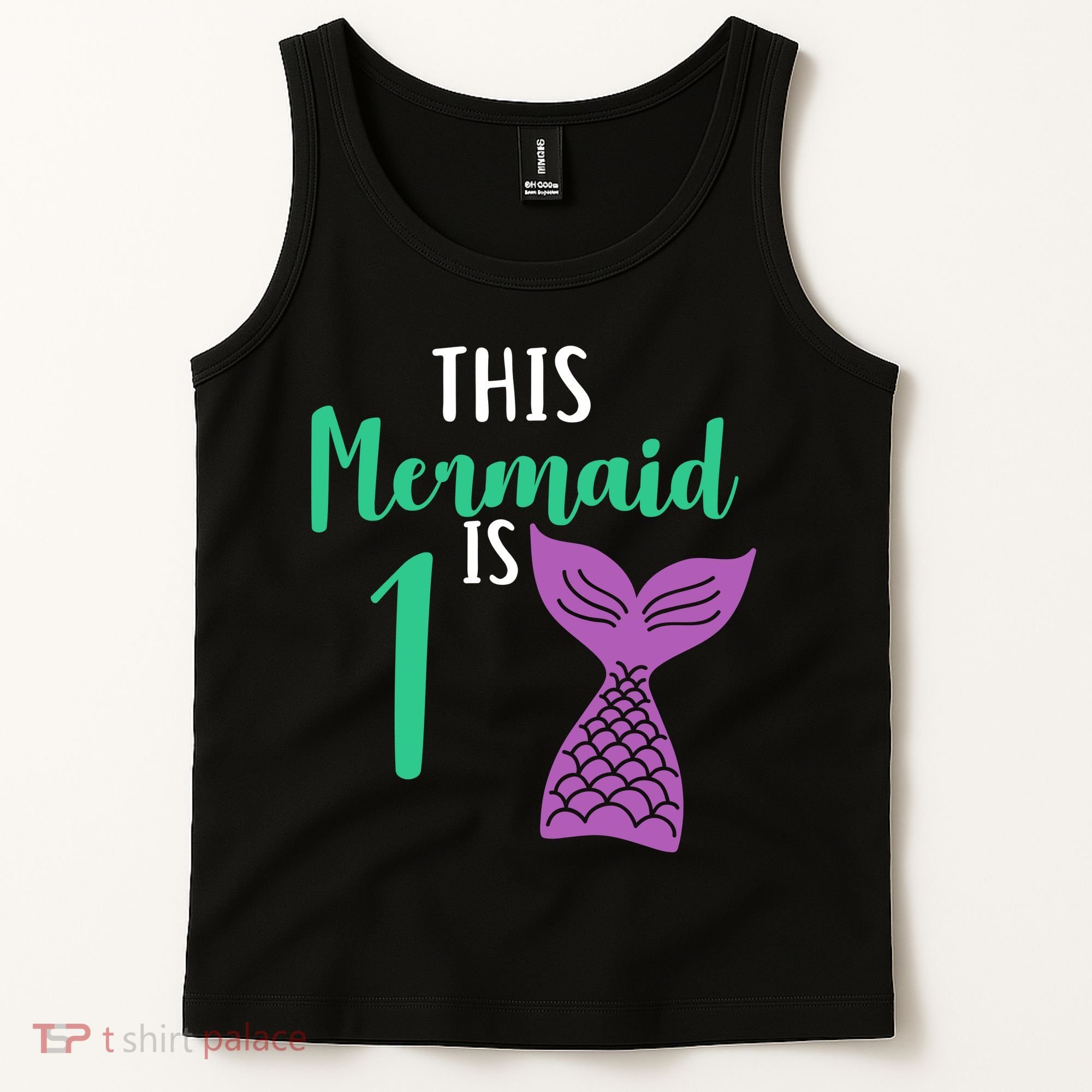 This Mermaid Is 1 Years Old Birthday Tank Top