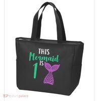 This Mermaid Is 1 Years Old Birthday Tote Bag thumb 3