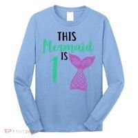 This Mermaid Is 1 Years Old Birthday Long Sleeve Shirt thumb 0