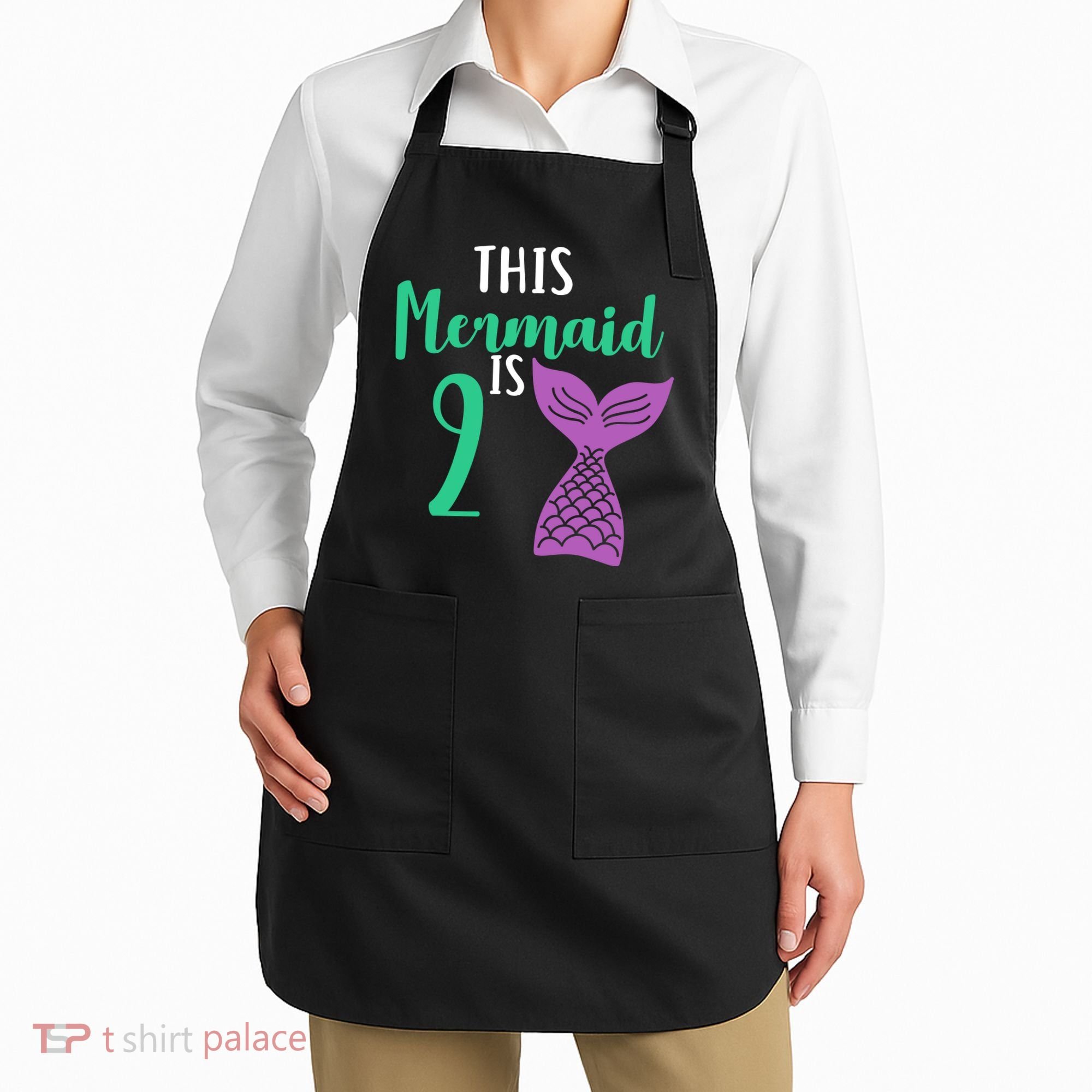 This Mermaid Is 2 Years Old Birthday Apron