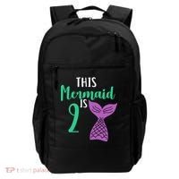 This Mermaid Is 2 Years Old Birthday Backpack thumb 0
