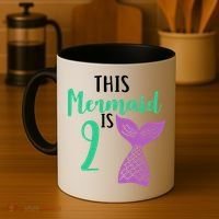 This Mermaid Is 2 Years Old Birthday Coffee Mug thumb 4