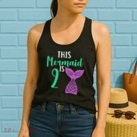 This Mermaid Is 2 Years Old Birthday Women's Tank Top thumb 2