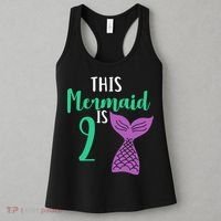 This Mermaid Is 2 Years Old Birthday Women's Tank Top thumb 3