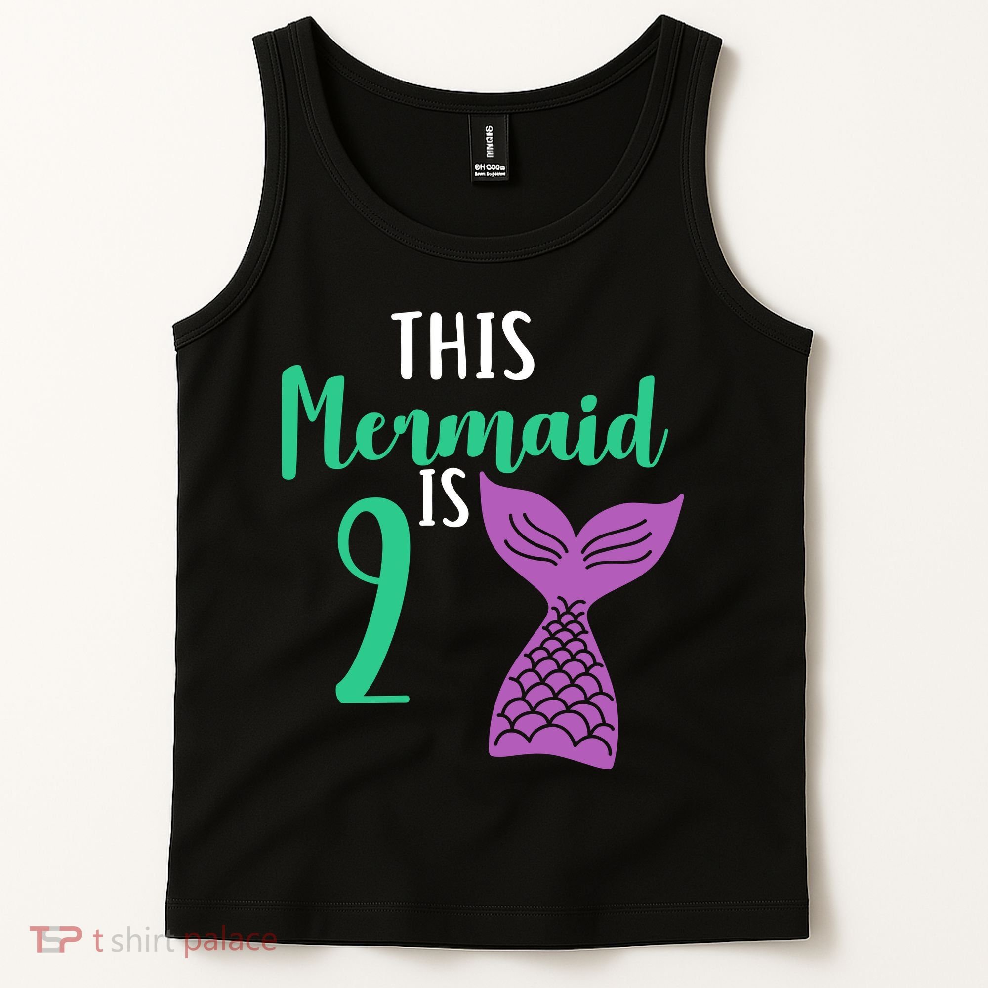 This Mermaid Is 2 Years Old Birthday Tank Top