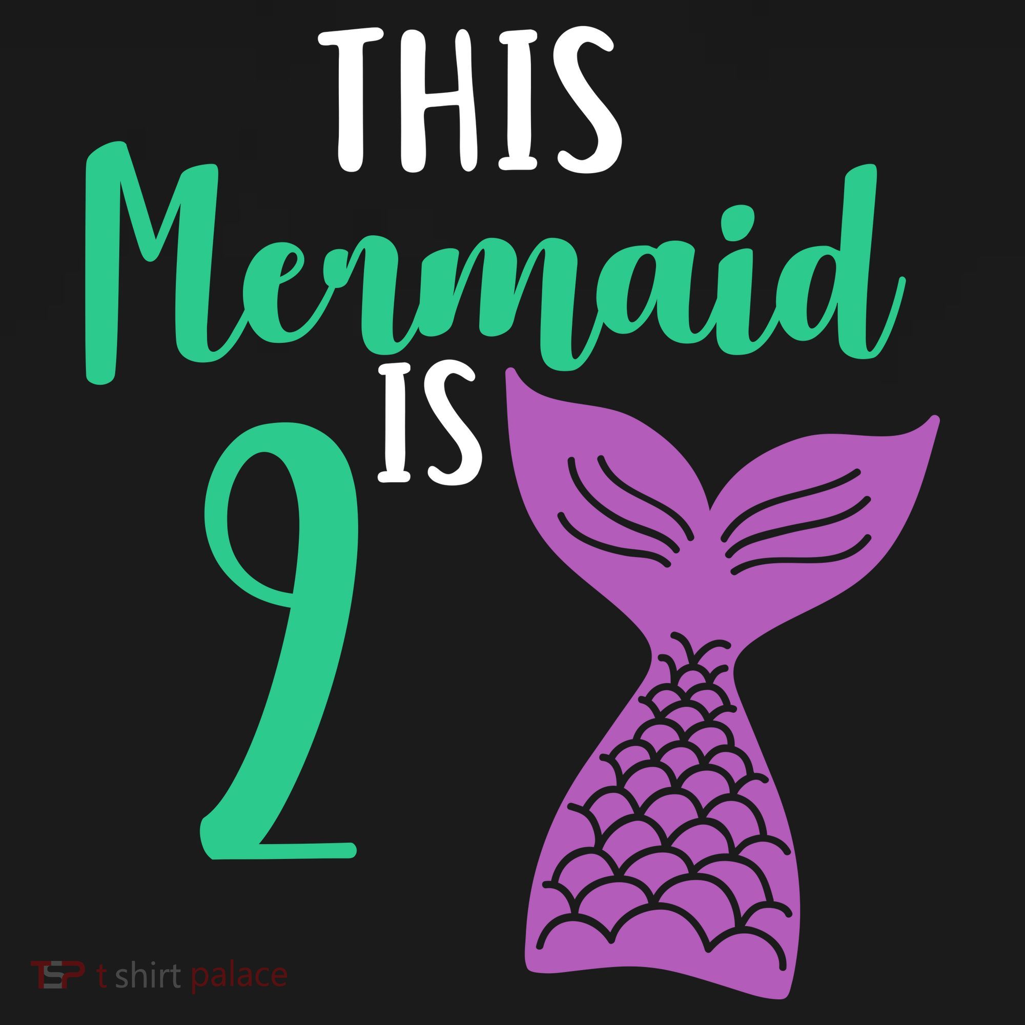 This Mermaid Is 2 Years Old Birthday Kids Hoodie