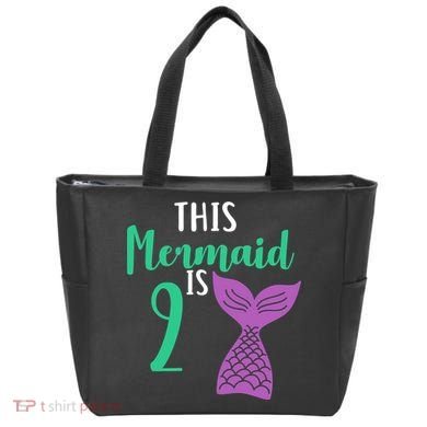 This Mermaid Is 2 Years Old Birthday Tote Bag