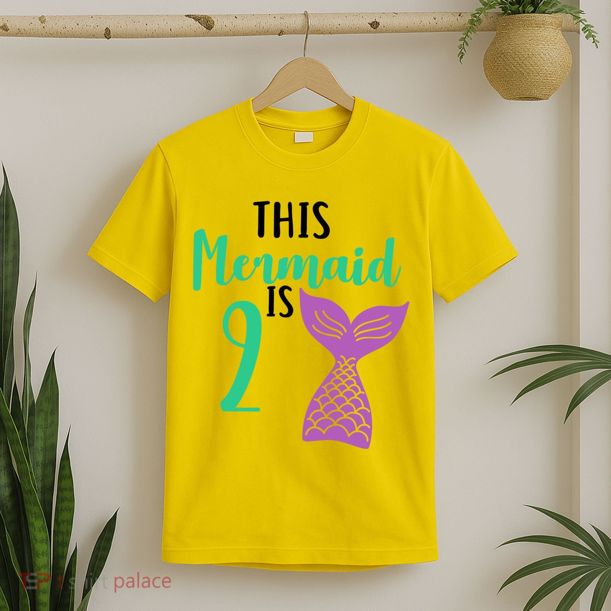 This Mermaid Is 2 Years Old Birthday T-Shirt