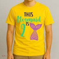 This Mermaid Is 2 Years Old Birthday T-Shirt thumb 3