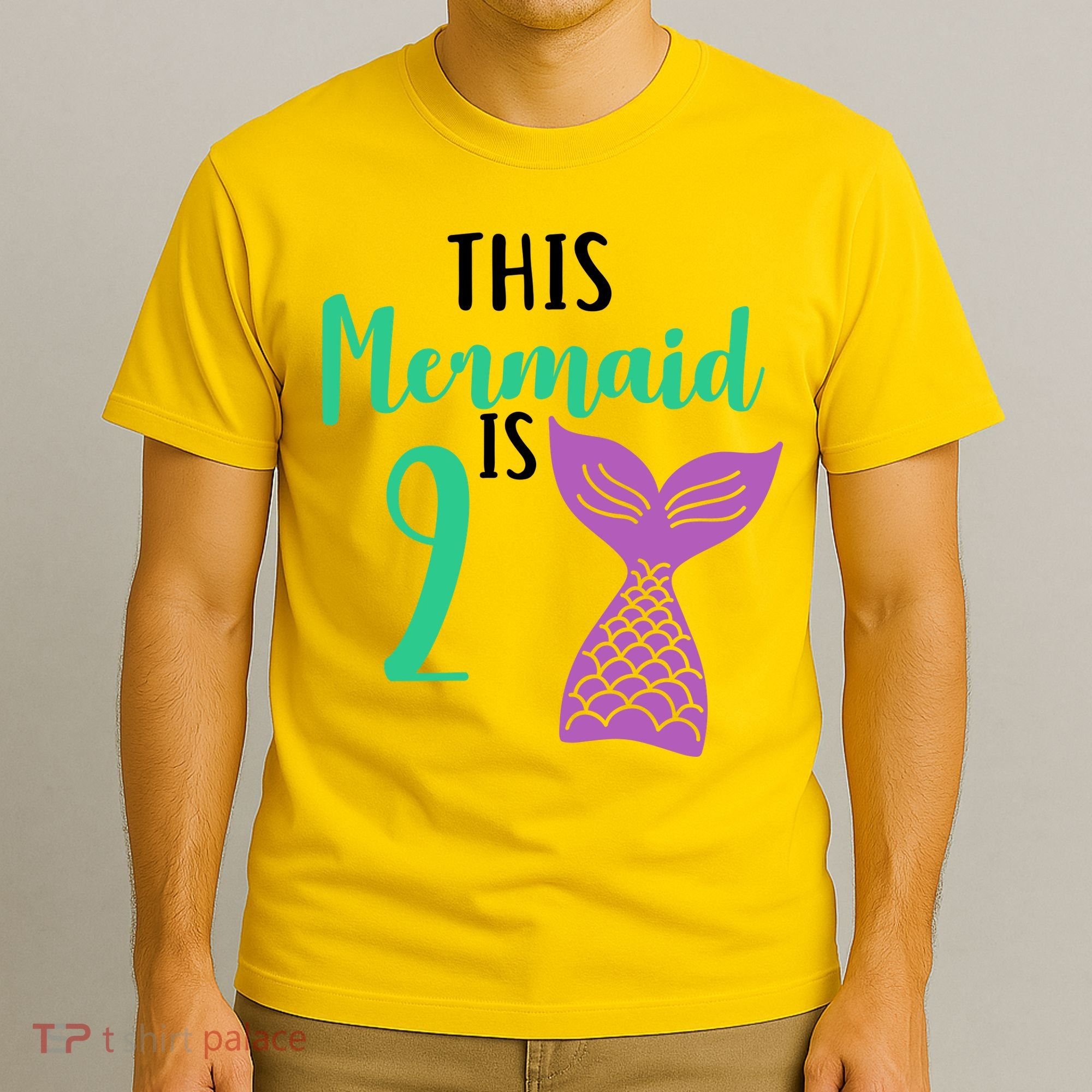 This Mermaid Is 2 Years Old Birthday T-Shirt