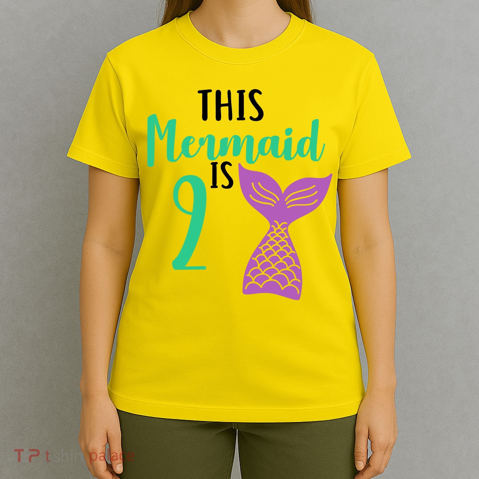 This Mermaid Is 2 Years Old Birthday T-Shirt