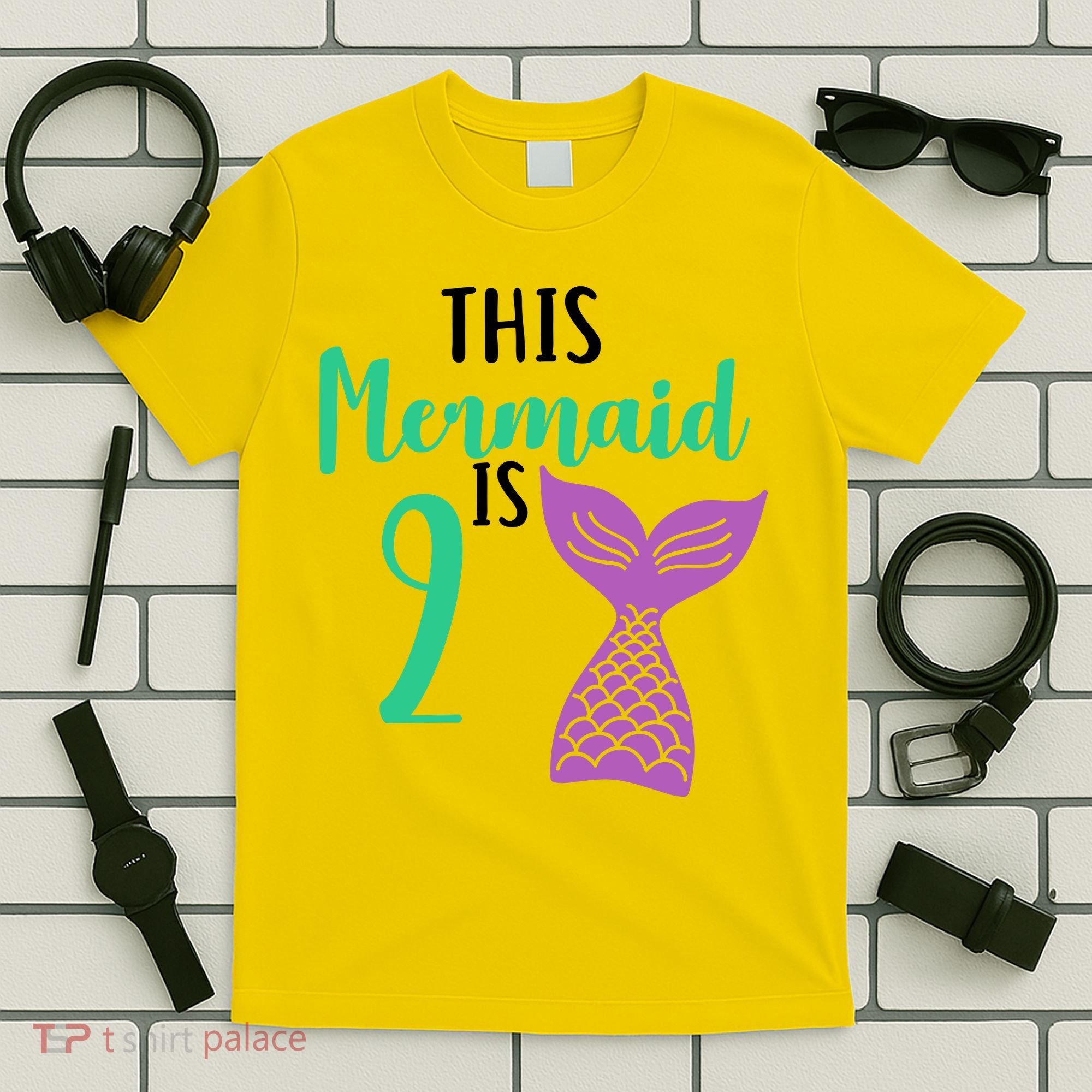 This Mermaid Is 2 Years Old Birthday T-Shirt
