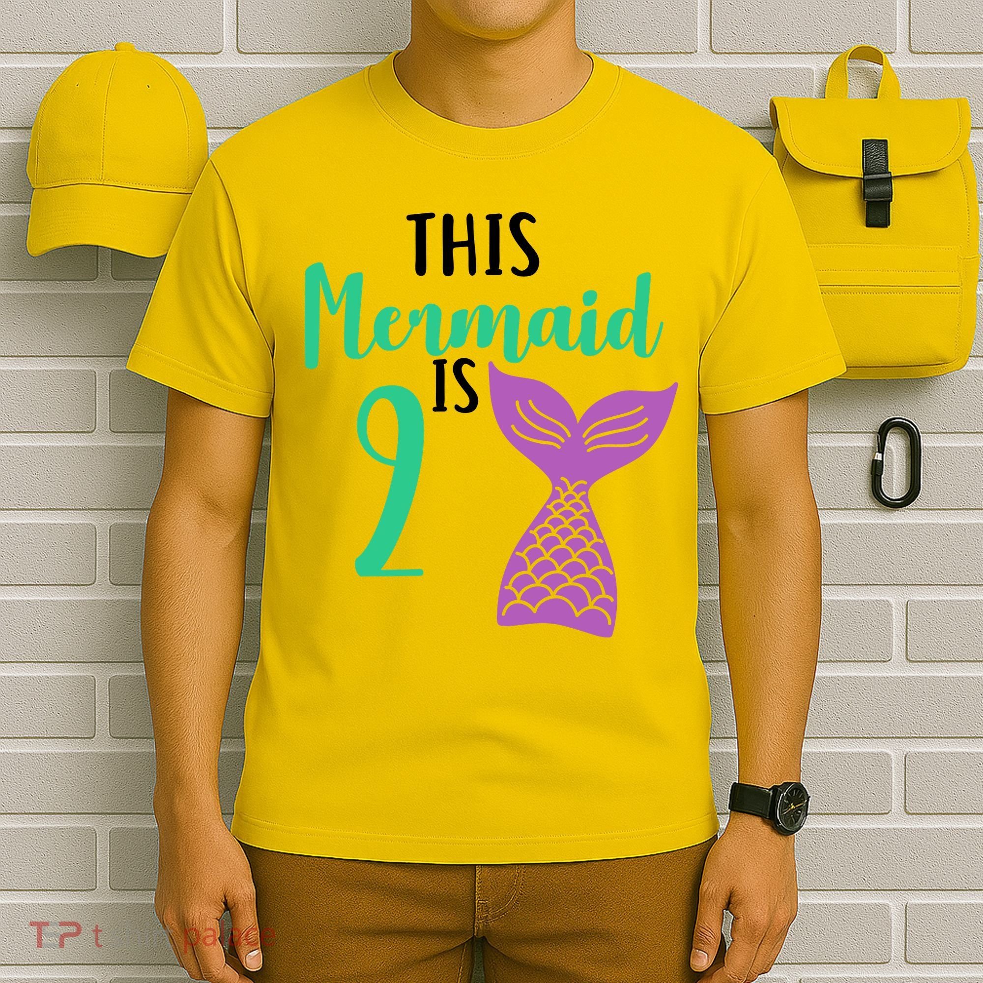 This Mermaid Is 2 Years Old Birthday T-Shirt