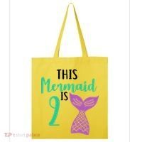 This Mermaid Is 2 Years Old Birthday Tote Bag thumb 0