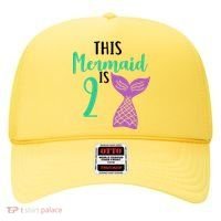 This Mermaid Is 2 Years Old Birthday Hat thumb 0