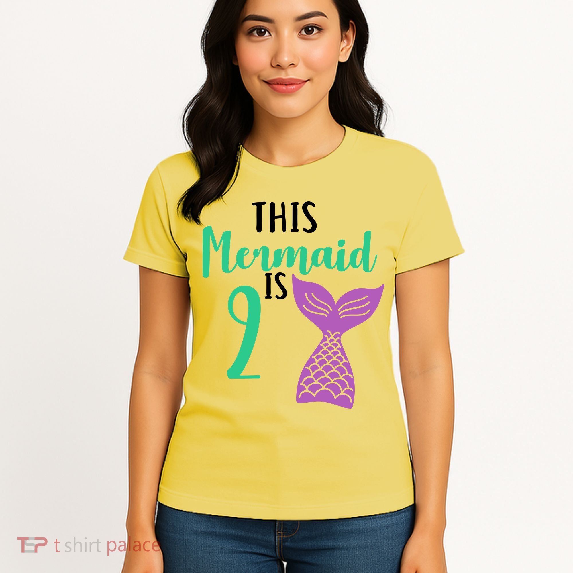 This Mermaid Is 2 Years Old Birthday Women's T-Shirt