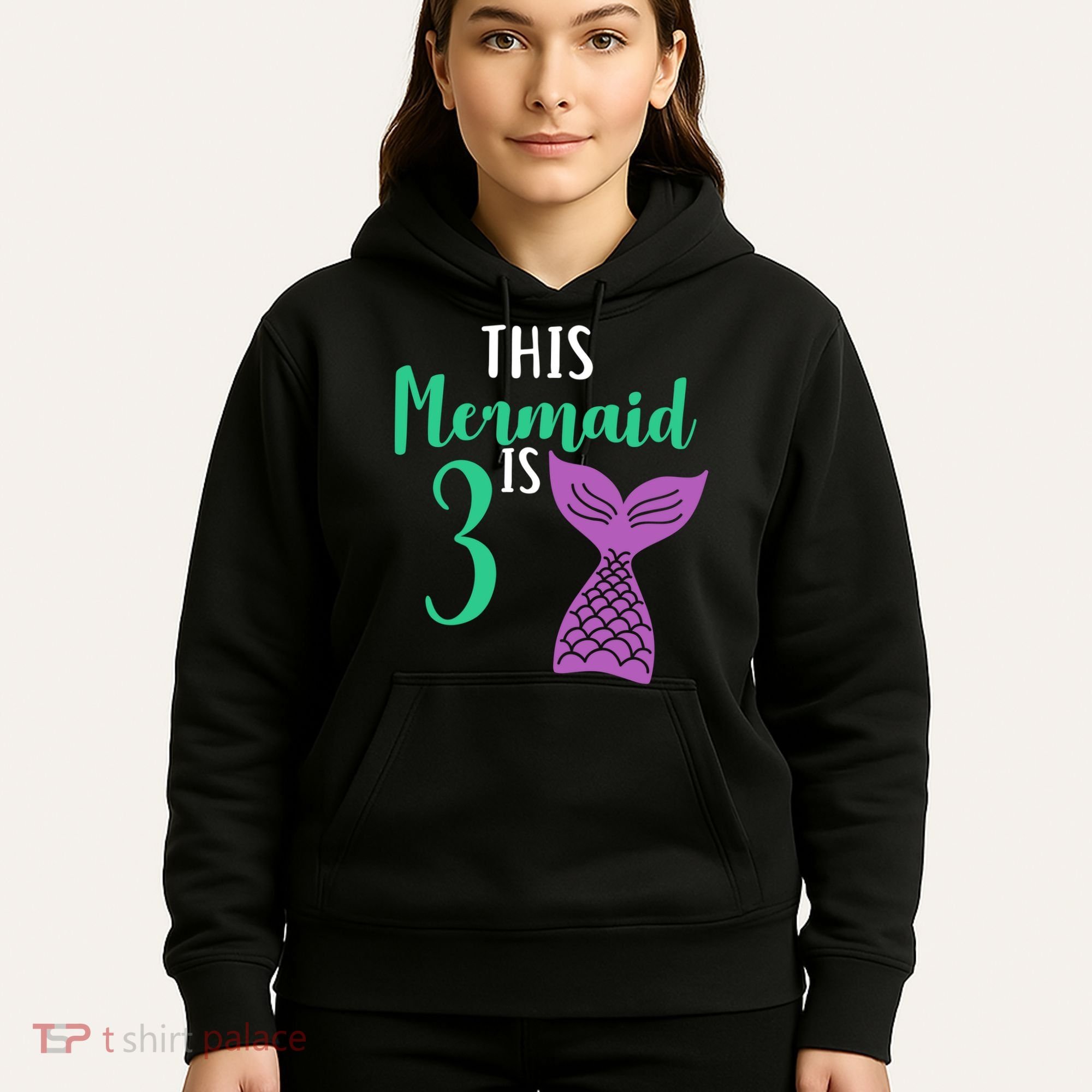 This Mermaid Is 3 Years Old Birthday Hoodie
