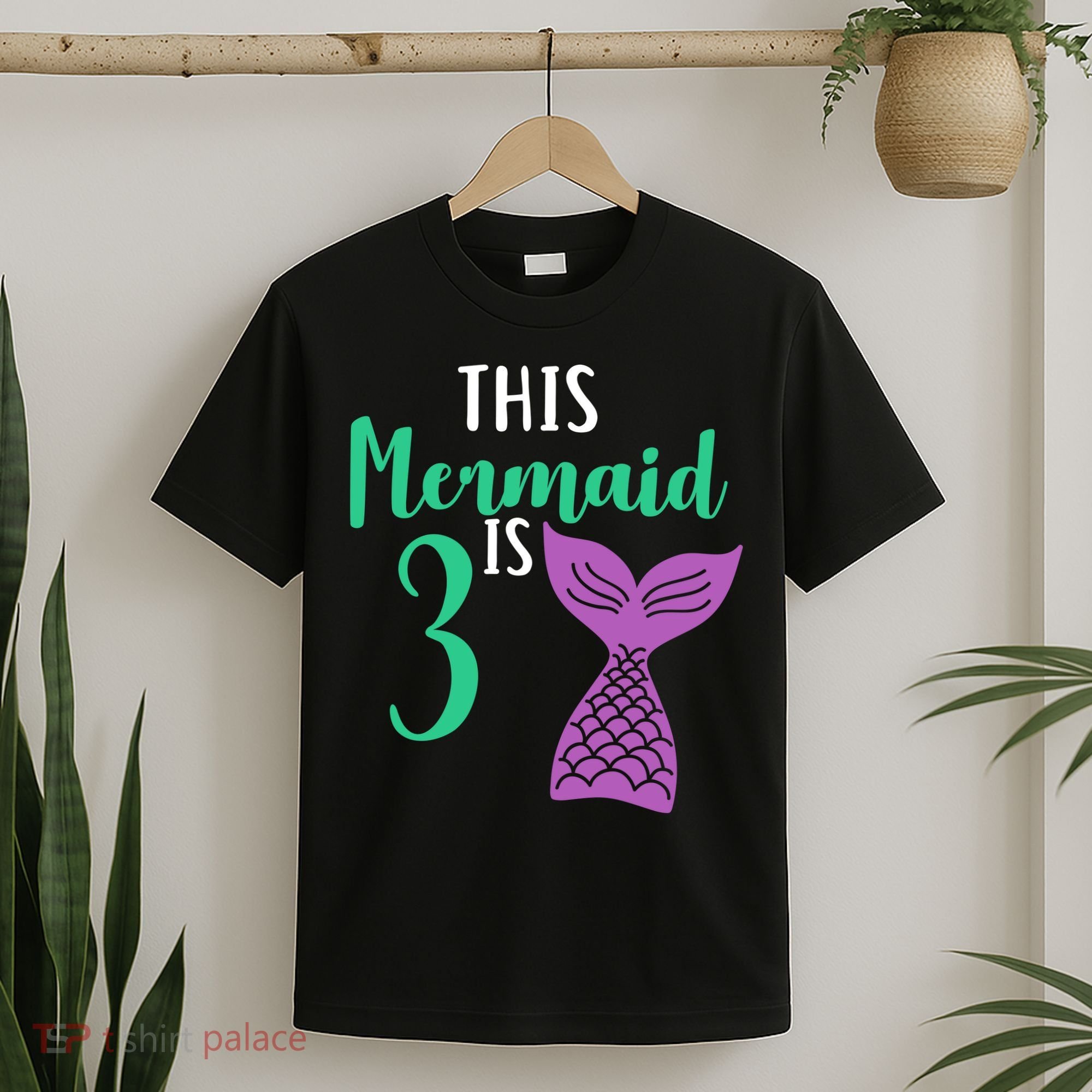 This Mermaid Is 3 Years Old Birthday T-Shirt