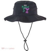 This Mermaid Is 3 Years Old Birthday Bucket Hat thumb 0